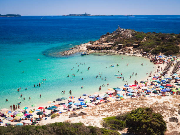 istock Transparent and turquoise sea in Punta Molentis, Villasimius. 946839940