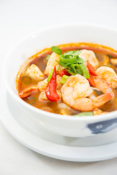 istock Tom Yum Prawn - Thai Spicy Soup 946845978
