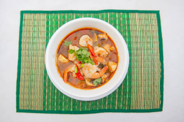 istock Tom Yum Prawn - Thai Spicy Soup 946846068