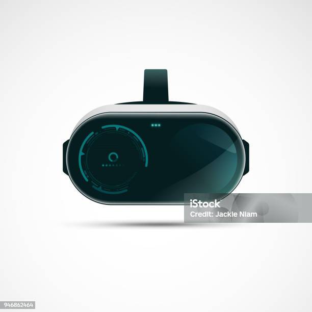 Vr Glasses Stock Illustration - Download Image Now - Virtual Reality Simulator, Virtual Reality, Three Dimensional