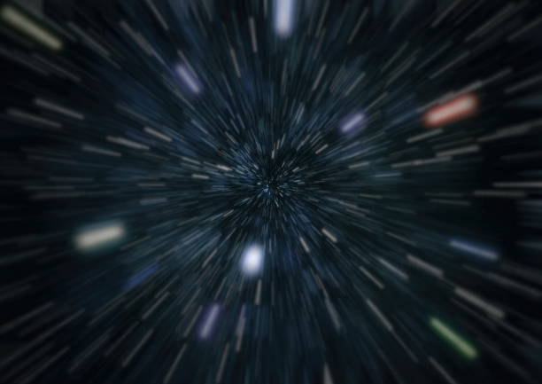 Abstract hyper jump in space  , used software photoshop and Nik Collection , In these works, there is not one NASA elements!