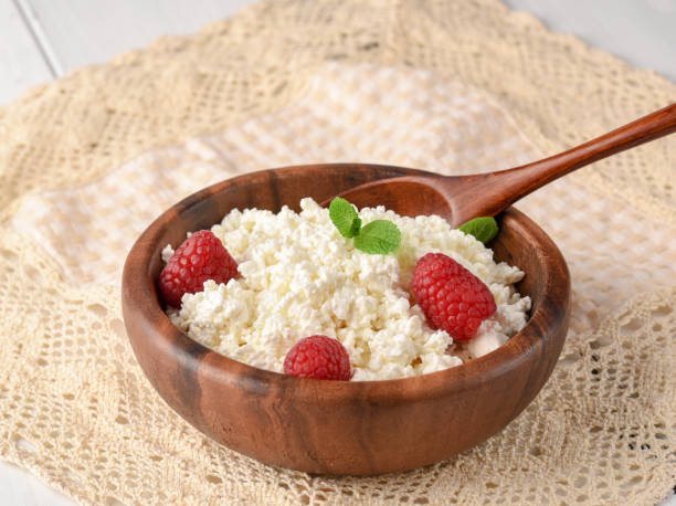 istock Dairy products milk cottage cheese, sour cream, copy space, background. 946897922