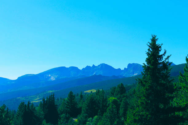 Mountain landscape in the sun