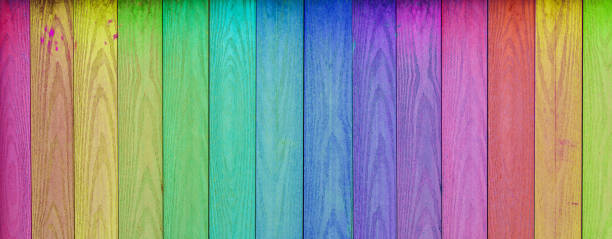 istock Colorful Wood Background. Painted wall texture. 946908540