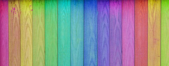 Colorful Wood Background. Vintage Painted wall texture