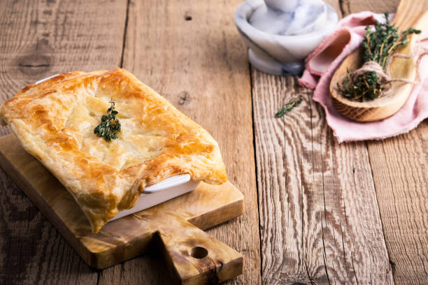 istock Chicken pot pie with vegetables and aromatic herbs 946916572