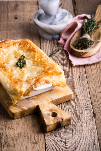 istock Chicken pot pie with vegetables and aromatic herbs 946916606