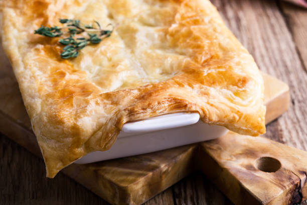 istock Chicken pot pie with vegetables and aromatic herbs 946916648
