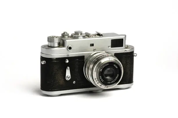 Photo of Vintage old Soviet photo camera