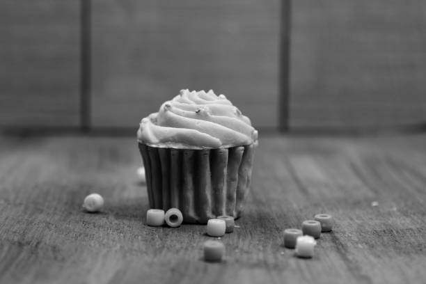 istock A candle in the form of a cupcake 946924744