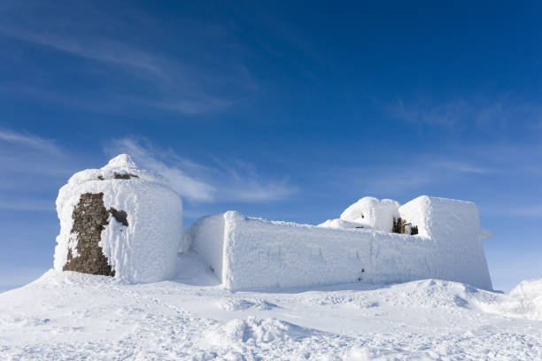 istock Frozen building in the Carpathians 946927836