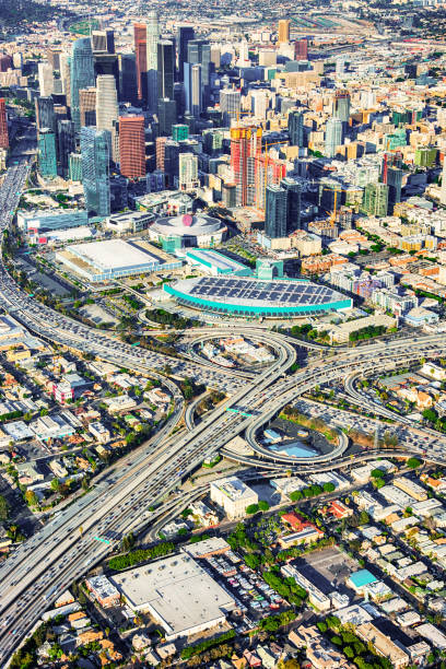 istock Freeways Converging in Downtown Los Angeles 946935016