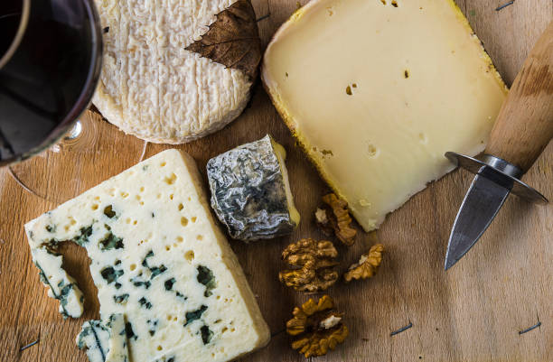 istock Traditional french cheese board 946935334