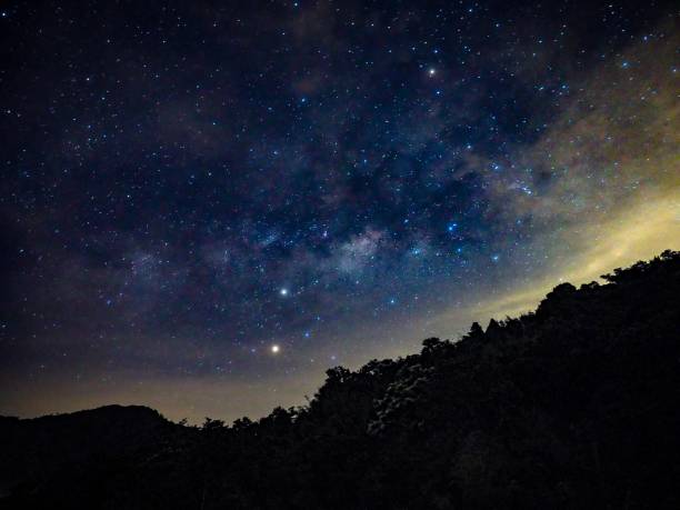 istock Milky Way in a cloudy weather 946941898