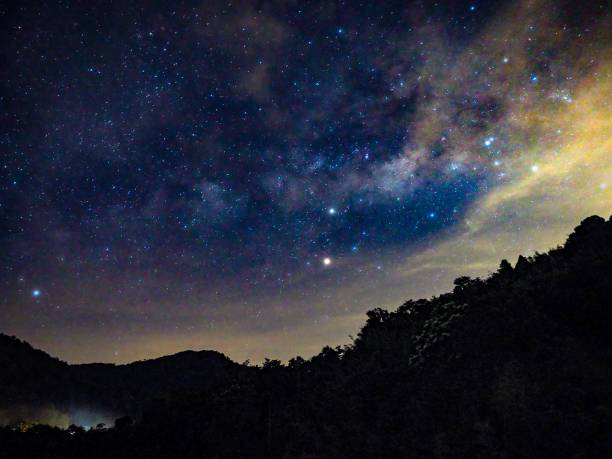 istock Milky Way in a cloudy weather 946941908