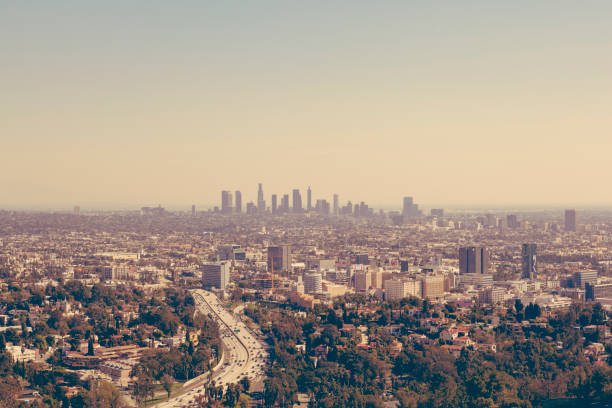 istock los angeles city view, usa 946949358