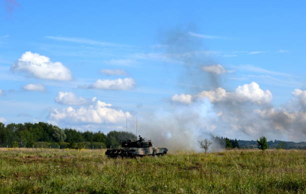 istock Tank in the field 946957096