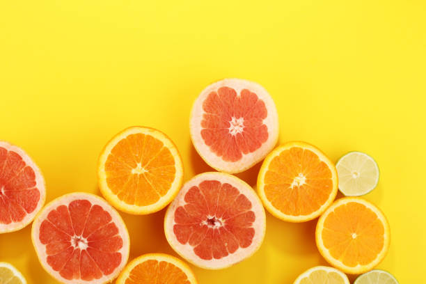 istock Citrus fruits with orange, lemon, grapefruit and lime 946957654