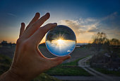 Crystal Ball - Landscape and Sunset