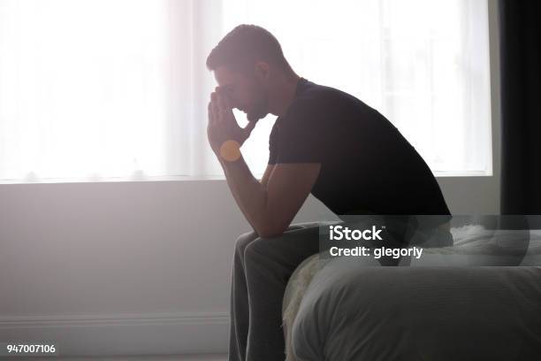 Depression Stock Photo - Download Image Now - Men, Sadness, Depression - Sadness