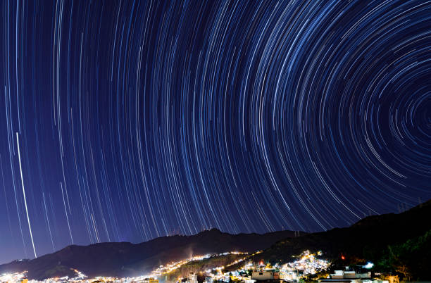 A DSLR Canon star trail over Rio de Janeiro, Brazil