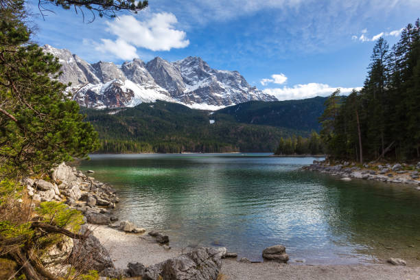 istock eibsee lake germany with the zugspitze mountain range in the background 947045382