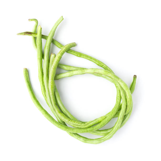 istock fresh long beans isolated on white in top view 947048562