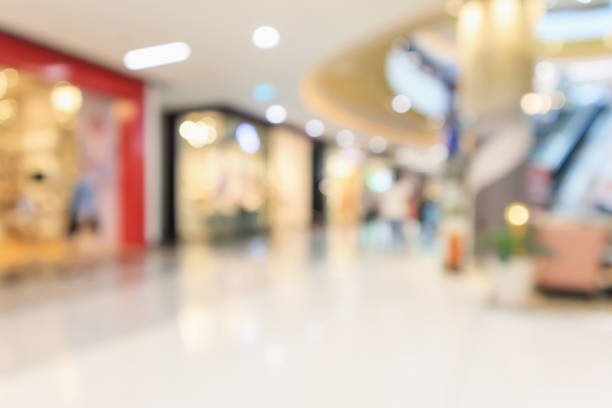 istock Abstract blur modern shopping mall store interior defocused background 947054804