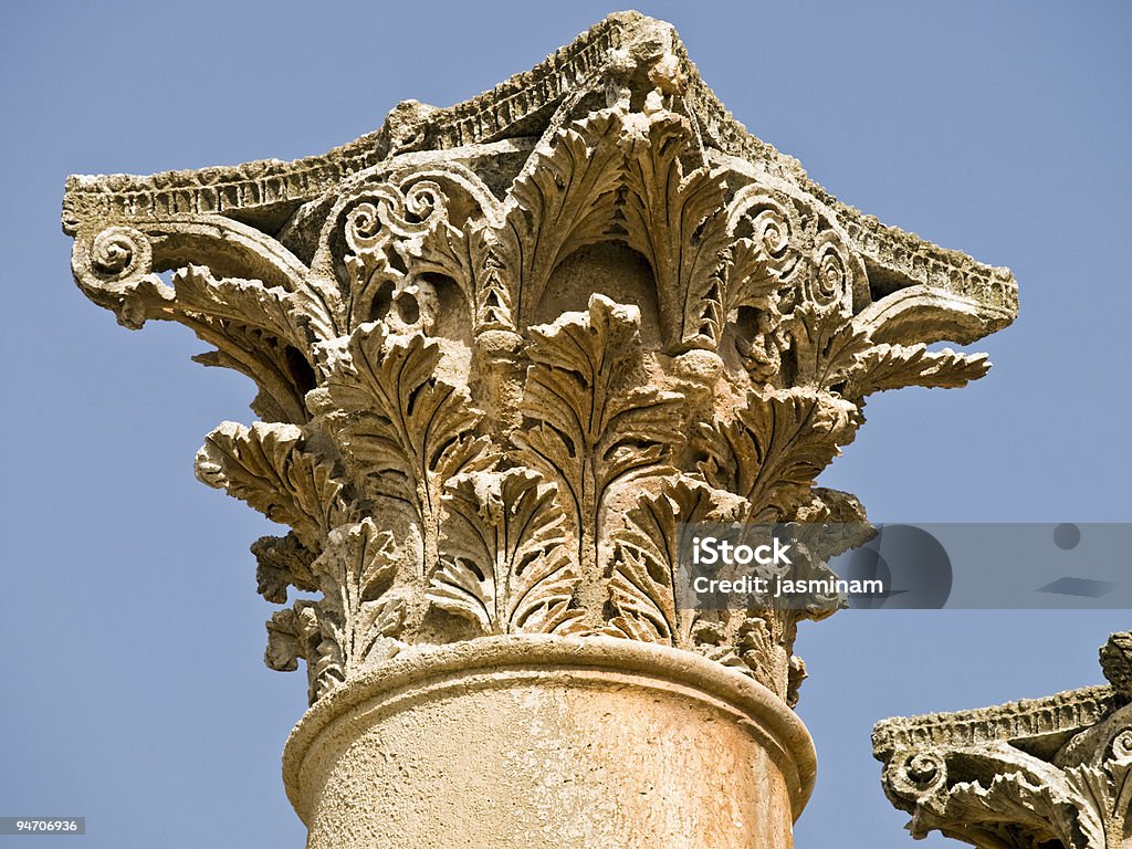 Temple of Artemis, Jerash  Temple of Artemis - Jerash Stock Photo