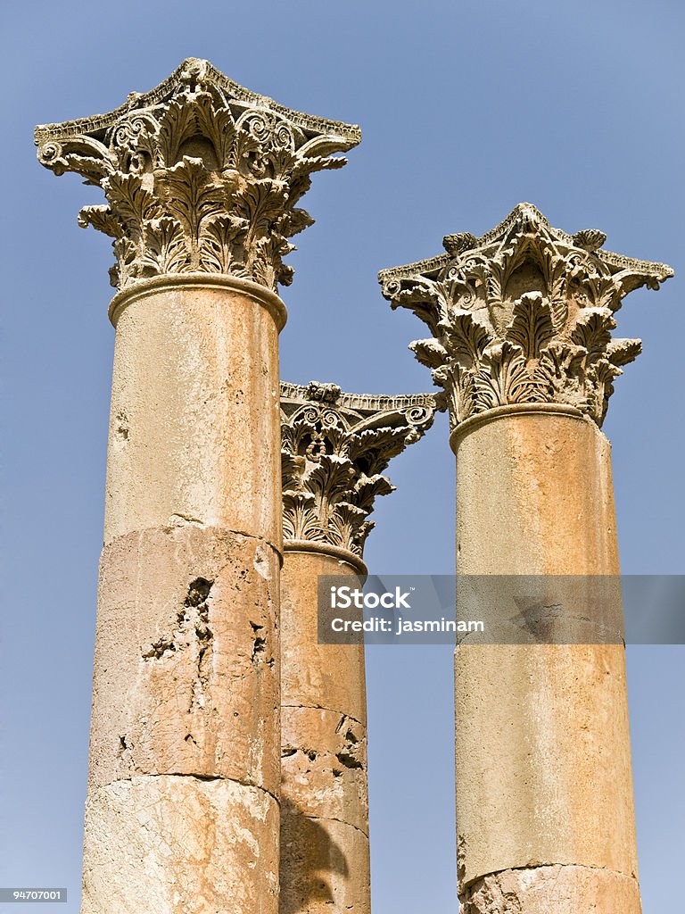 Templo de Artemisa, Máximo de Jerash - Royalty-free Alto - Descrição Física Foto de stock
