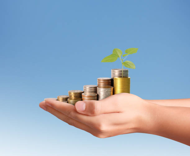 istock Hand human hand putting coin to money 947078628