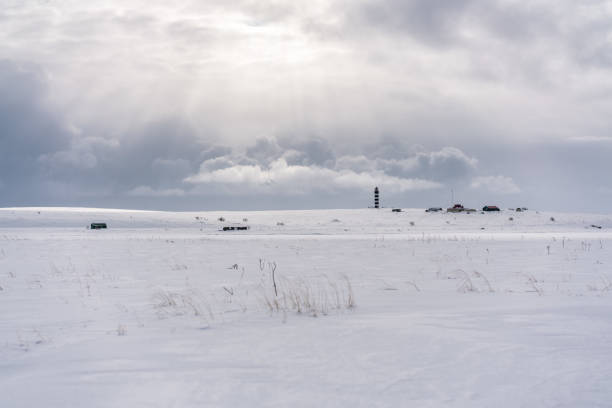 istock Lighthouse and fisherman willage 947079436