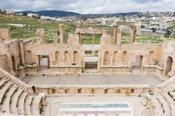istock The Roman Amphitheater in Jerash 947089226