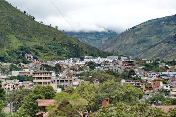 istock Overhead view of Banos, Ecuador 947096490