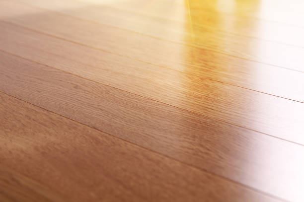 istock wooden table white background and and can be used for display your products 947114764