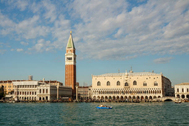 istock Seaside view on St Mark's Campanile (Bell Tower) in Venice, Italy, 2016 947116212