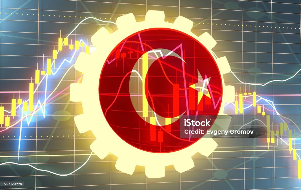 Kerze-Börse-Hintergrund - Lizenzfrei Türkei Stock-Foto