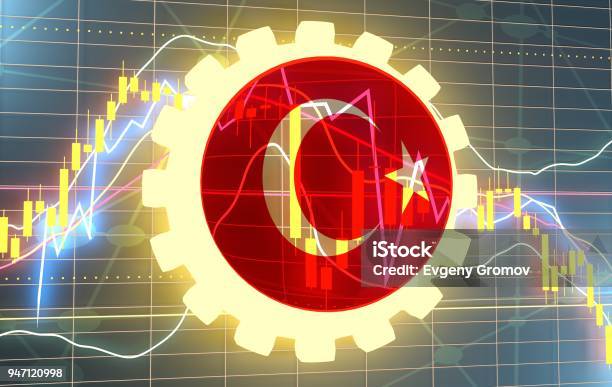Kerzebörsehintergrund Stockfoto und mehr Bilder von Türkei - Türkei, Wirtschaft, Wachstum