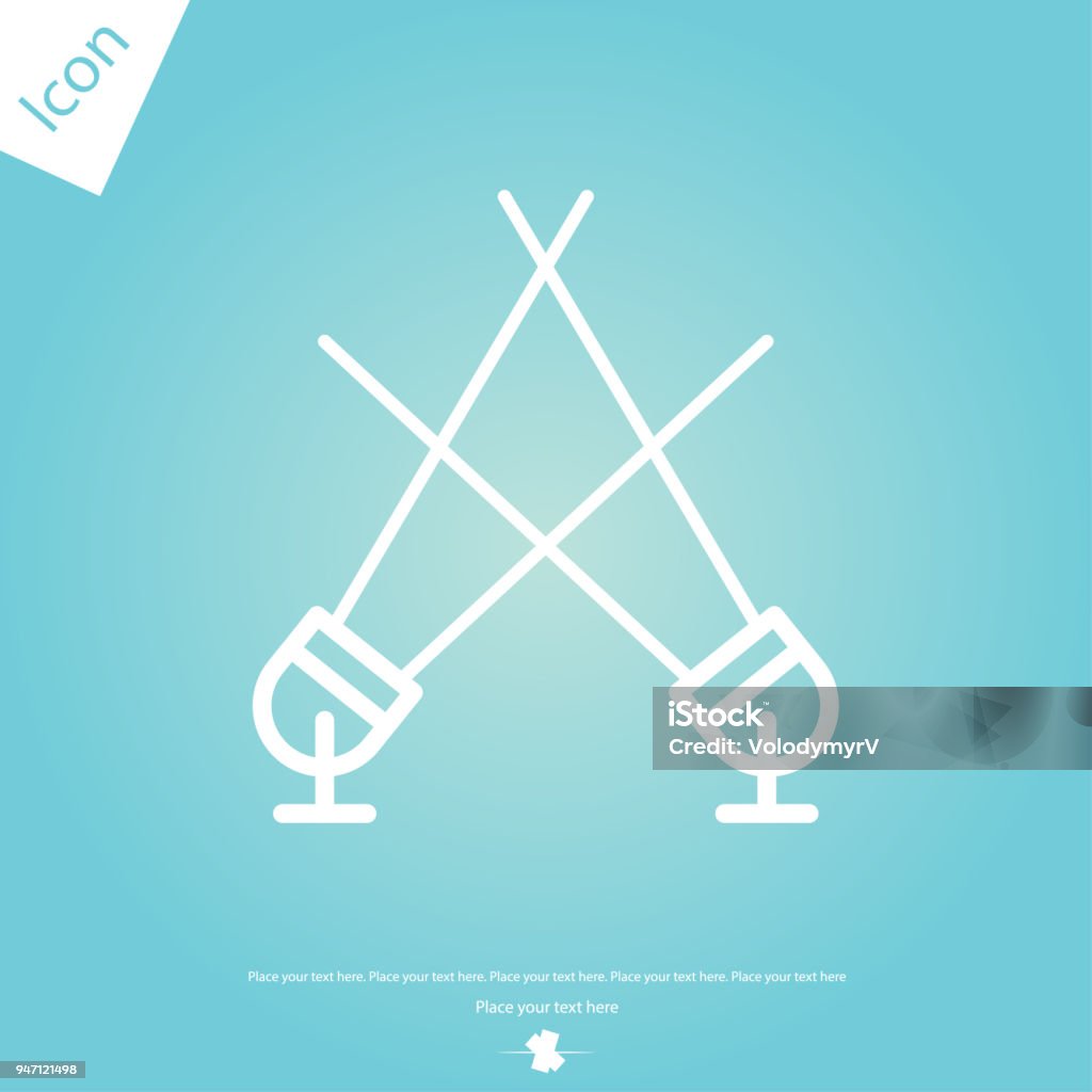 Spotlight vector icon Spotlight stock vector