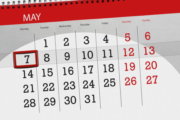 istock The daily business calendar page 2018 May 7 947127522