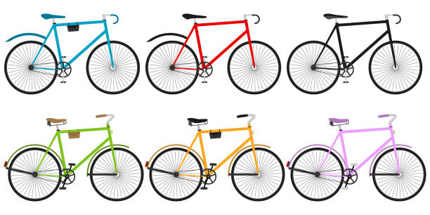 istock Bicycle. A set of realistic sports and retro bicycles. 947127576