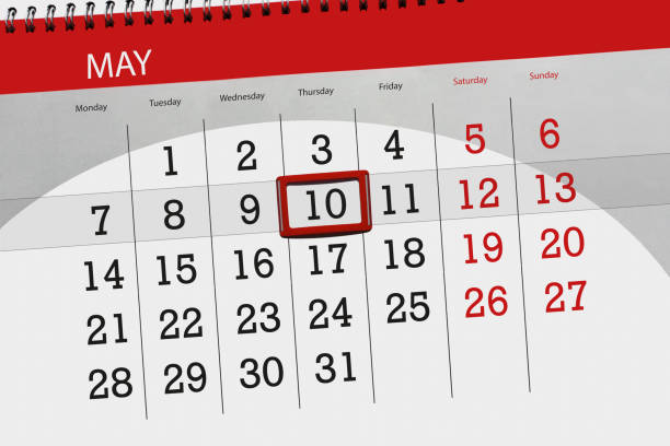 istock The daily business calendar page 2018 May 10 947127632