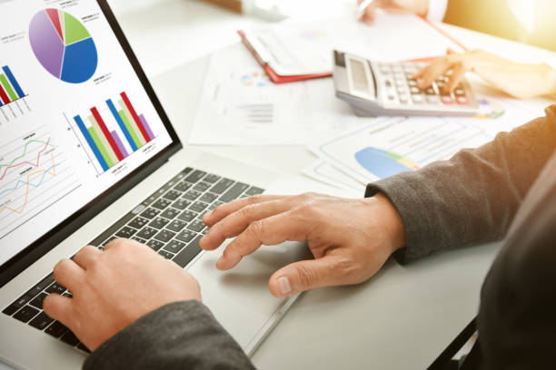 istock Business people hand are working. 947128304
