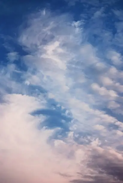 early morning sky background. Cloudscape