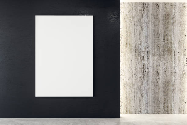 istock Wall with blank billboard in contemporary interior 947157182