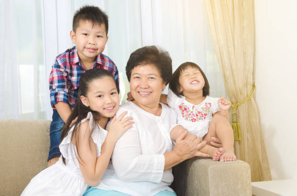 istock Grandmother and grandchildren 947162778
