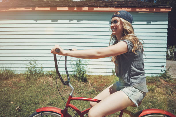 istock Happy as long as I'm on my bike 947167196