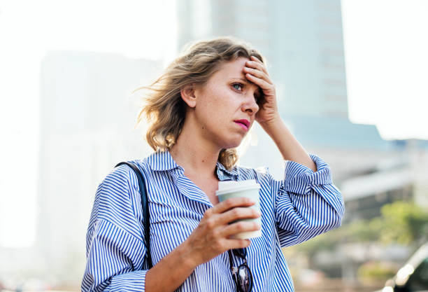 istock Tensed woman is late for work 947167700