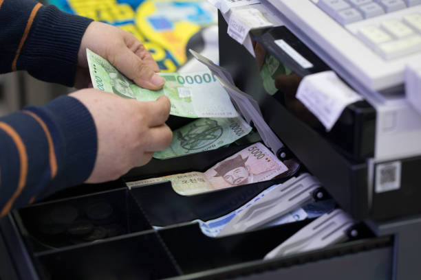 istock South Korean won currency 947175278