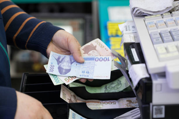 istock South Korean won currency 947175316